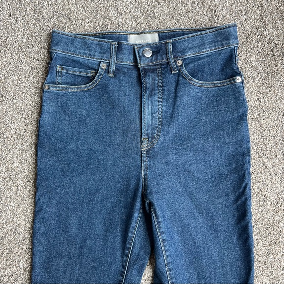 Everlane Dark Wash High Rise Skinny Jeans, Size 29 - Picture 2 of 11